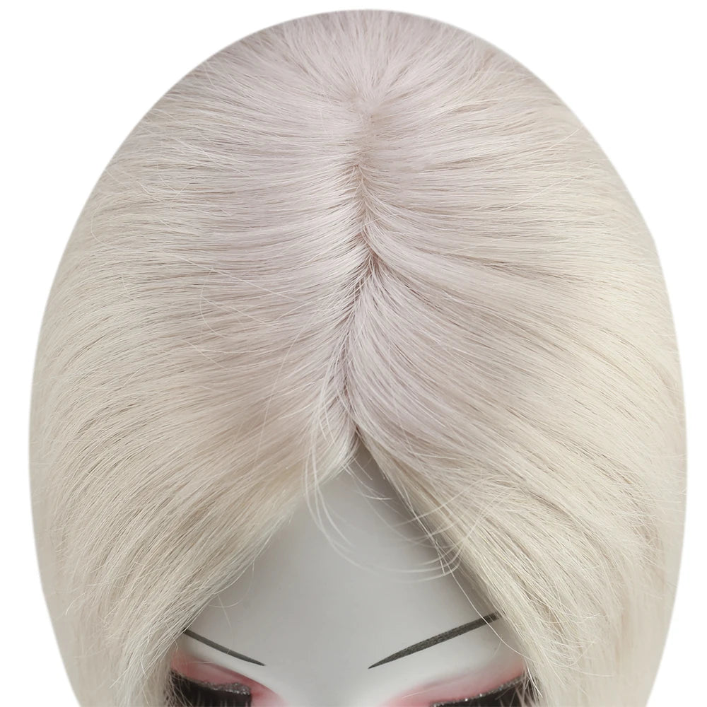 Ugeat 13x13cm Mono Base Human Hair Topper 60.0 18-inches45cm by HitMyNeed
