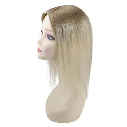 Ugeat 13x13cm Mono Base Human Hair Topper t10-613 18-inches45cm by HitMyNeed