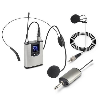UHF Wireless Lavalier Mic with Bodypack Transmitter by HitMyNeed