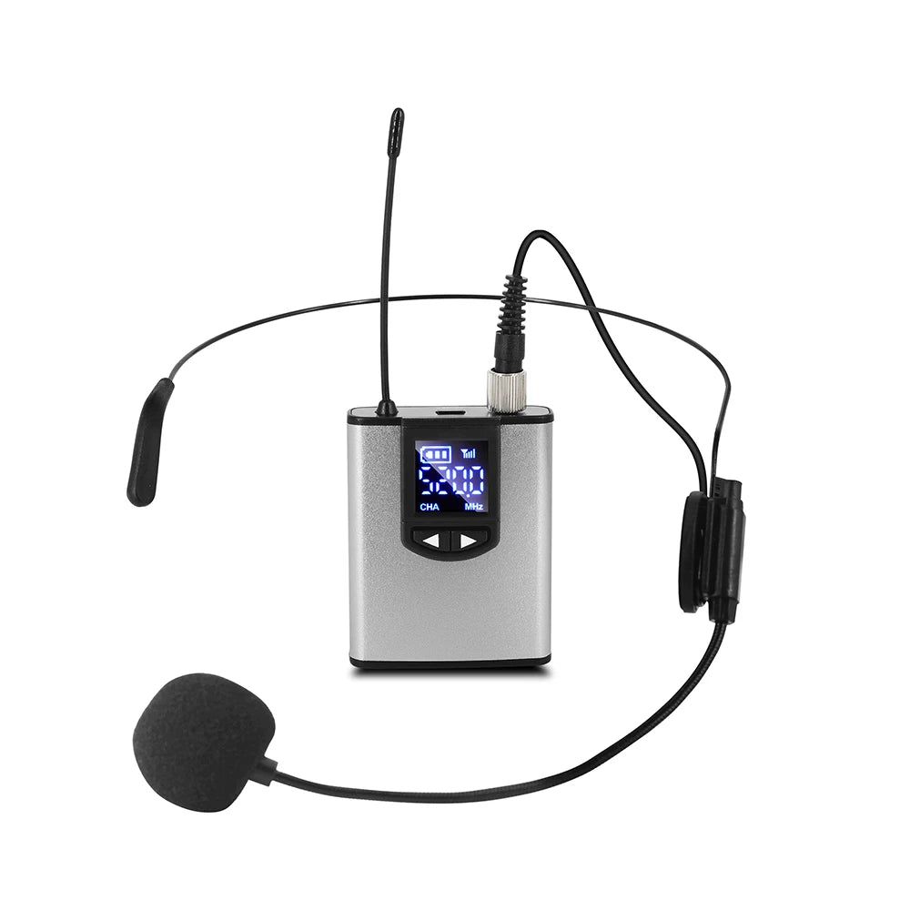 UHF Wireless Lavalier Mic with Bodypack Transmitter by HitMyNeed