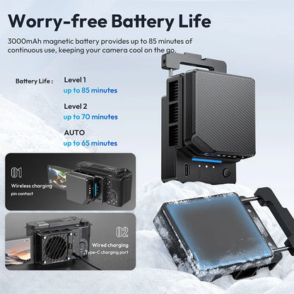 Ulanzi CU01 Thermostatic Camera Cooler for 4K Cameras by HitMyNeed