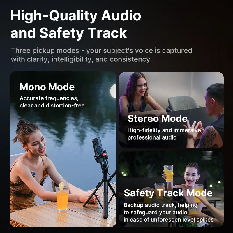 Ulanzi U-Mic AM18 Dual Wireless Lavalier System by HitMyNeed