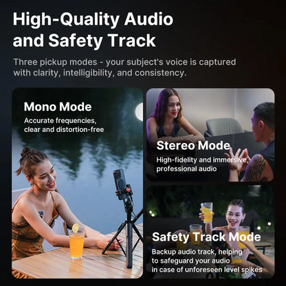 Ulanzi U-Mic AM18 Dual Wireless Lavalier System by HitMyNeed