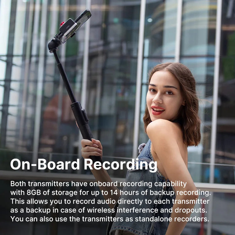 Ulanzi U-Mic AM18 Dual Wireless Lavalier System by HitMyNeed