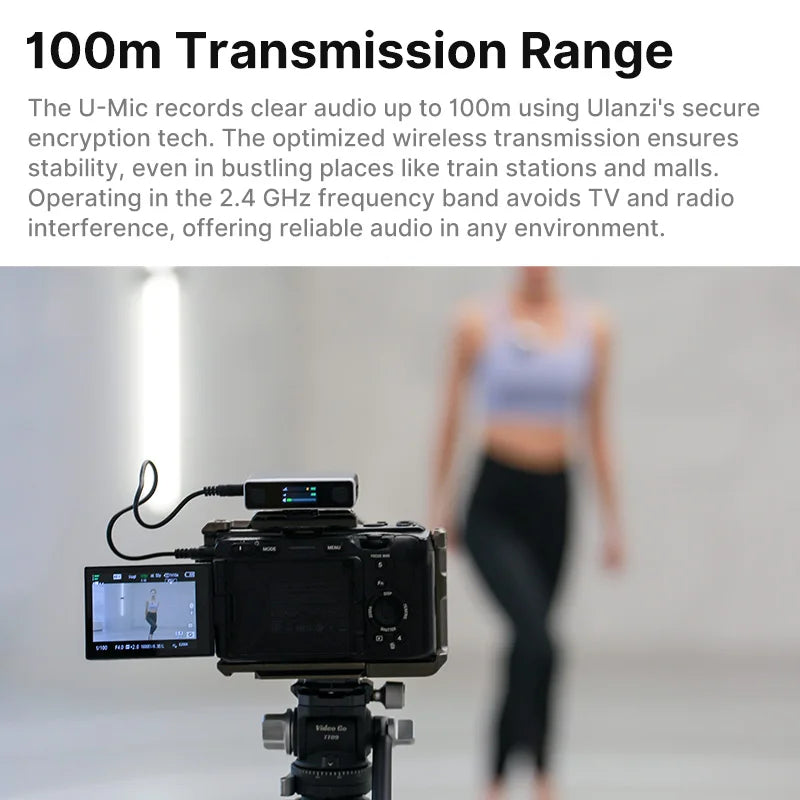 Ulanzi U-Mic AM18 Dual Wireless Lavalier System by HitMyNeed