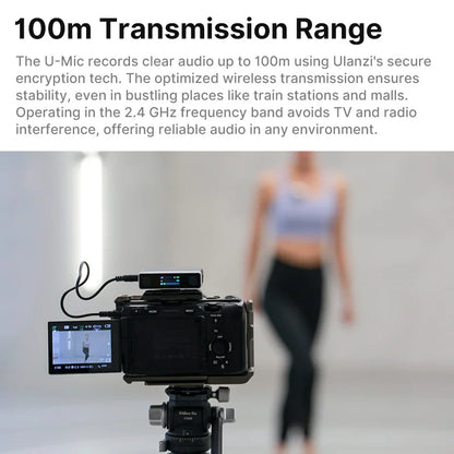 Ulanzi U-Mic AM18 Dual Wireless Lavalier System by HitMyNeed
