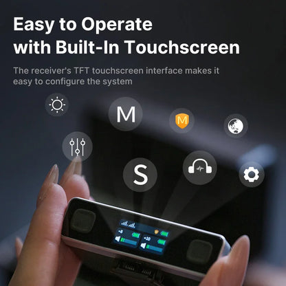 Ulanzi U-Mic AM18 Dual Wireless Lavalier System by HitMyNeed
