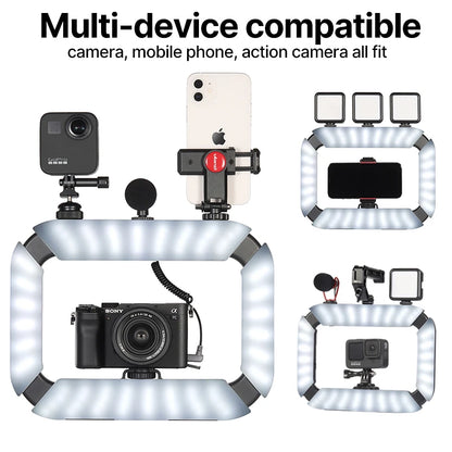Ulanzi U200 Smartphone Video Rig with LED Ring Light by HitMyNeed