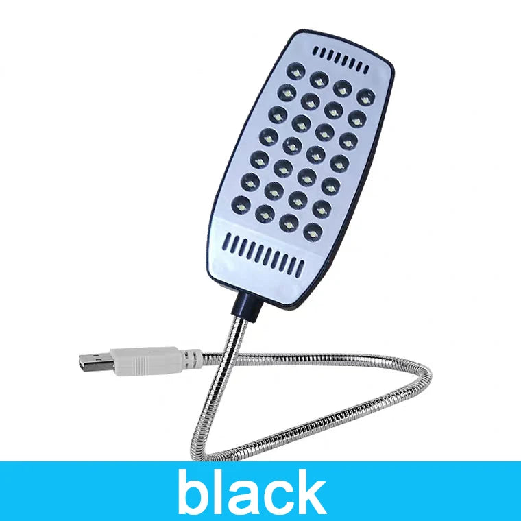 Ultra Bright 28 LED USB Reading Lamp for PC & Laptop 28led-black by HitMyNeed
