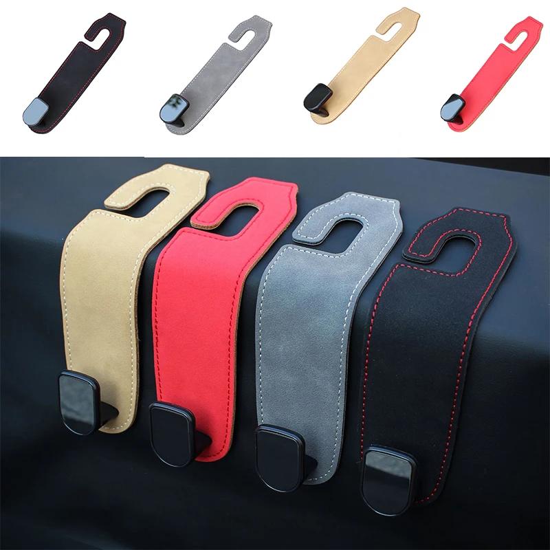 Ultra Fine Leather Car Headrest Hook by HitMyNeed