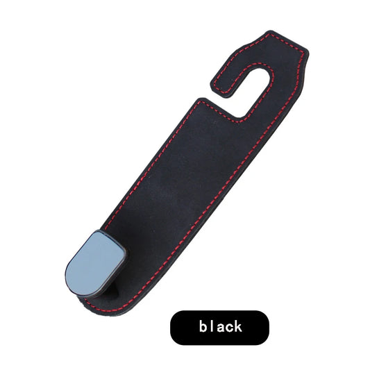 Ultra Fine Leather Car Headrest Hook asuede by HitMyNeed