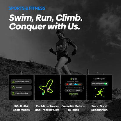 Ultra GPS Outdoor Smartwatch with Dual-Band GNSS by HitMyNeed
