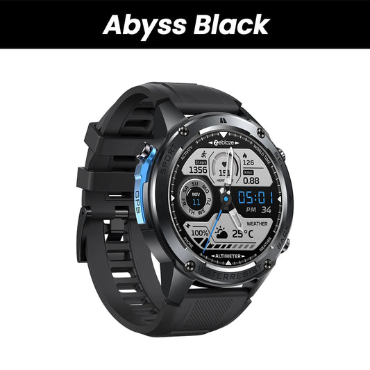 Ultra GPS Outdoor Smartwatch with Dual-Band GNSS abyss-black by HitMyNeed