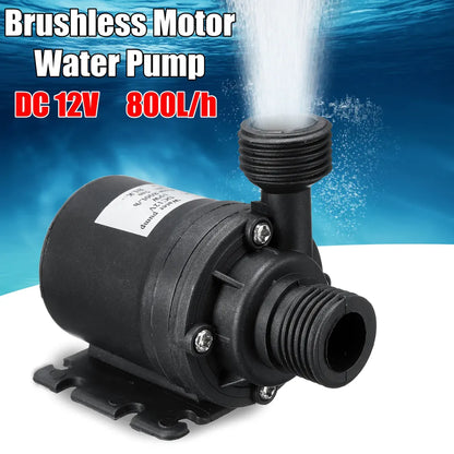 Ultra Quiet 12V DC Brushless Submersible Water Pump by HitMyNeed