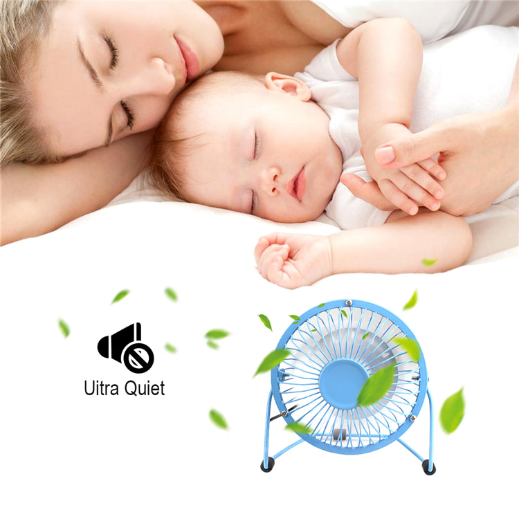 Ultra-Quiet Portable Mini USB Desk Fan by HitMyNeed