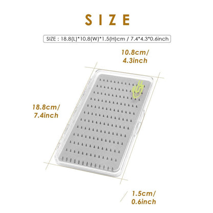Ultra Slim 156 Slot Fly Fishing Hook Storage Box by HitMyNeed