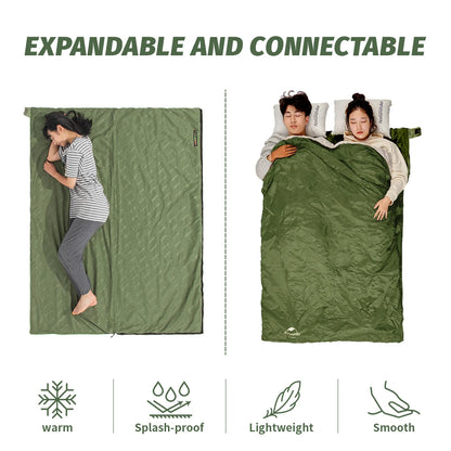 Ultralight Cotton Sleeping Bag for Camping & Hiking by HitMyNeed