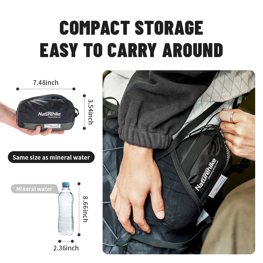 Ultralight Elastic Sleeping Bag Liner for Travel by HitMyNeed