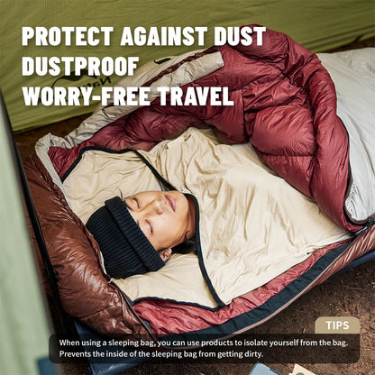 Ultralight Elastic Sleeping Bag Liner for Travel by HitMyNeed