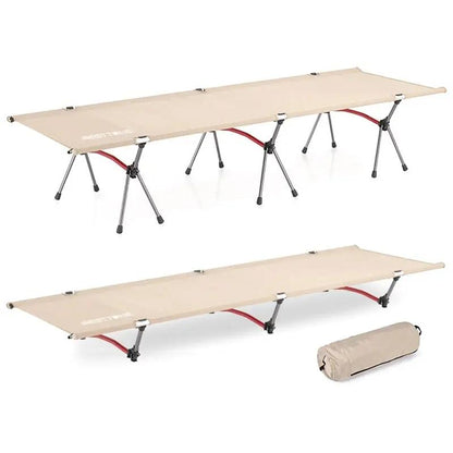 Ultralight Folding Camping Cot Aluminum Portable Bed by HitMyNeed