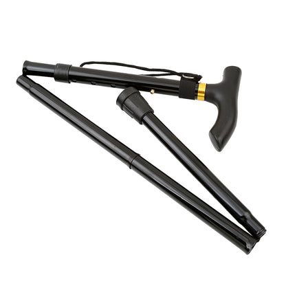 Ultralight Folding Trekking Pole, 4-Section Aluminum by HitMyNeed