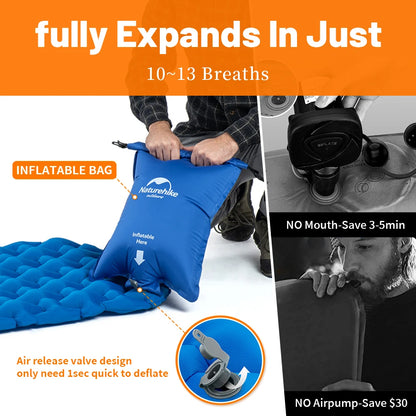 Ultralight Inflatable Camping Mattress Sleeping Pad by HitMyNeed