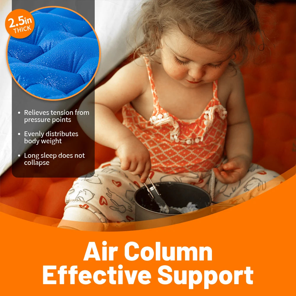 Ultralight Inflatable Camping Mattress Sleeping Pad by HitMyNeed