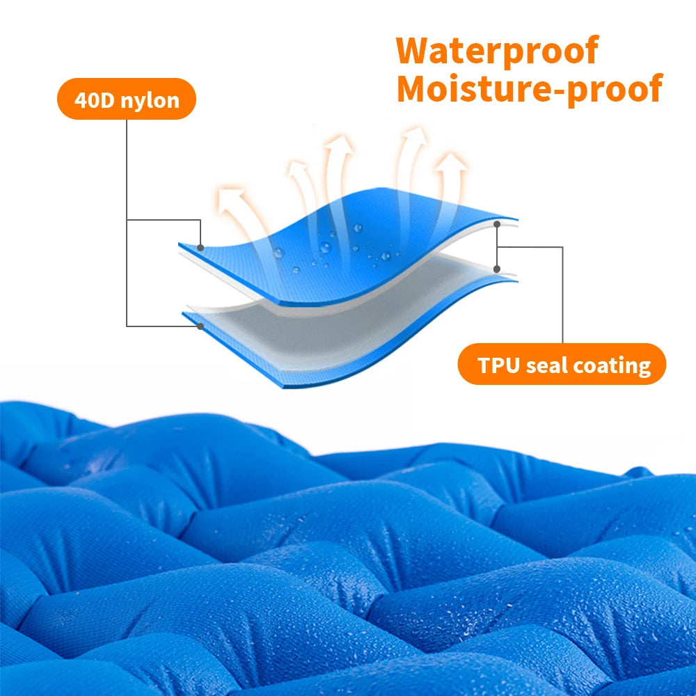 Ultralight Inflatable Camping Mattress Sleeping Pad by HitMyNeed