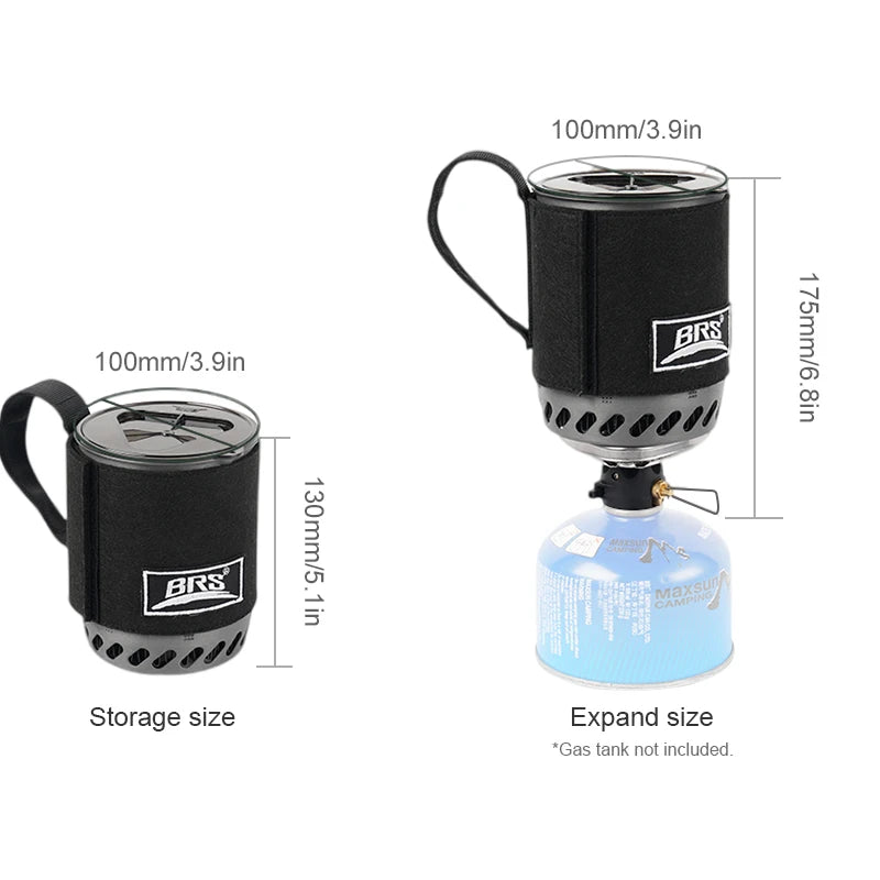 Ultralight Integrated Camping Stove & Pot System by HitMyNeed