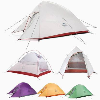 Ultralight Waterproof Camping Tent 1-3 Person for 3 persons by HitMyNeed