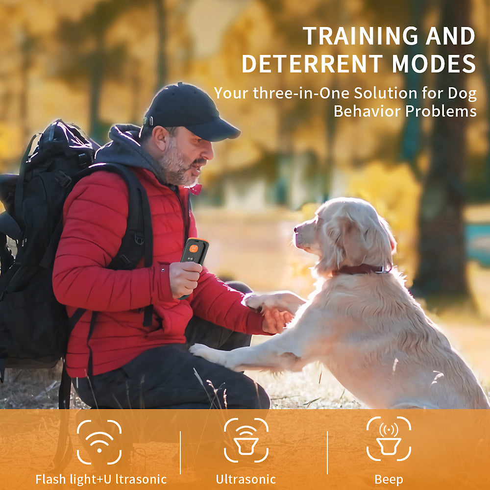 Ultrasonic Anti Barking Dog Deterrent, 3 Modes USB by HitMyNeed