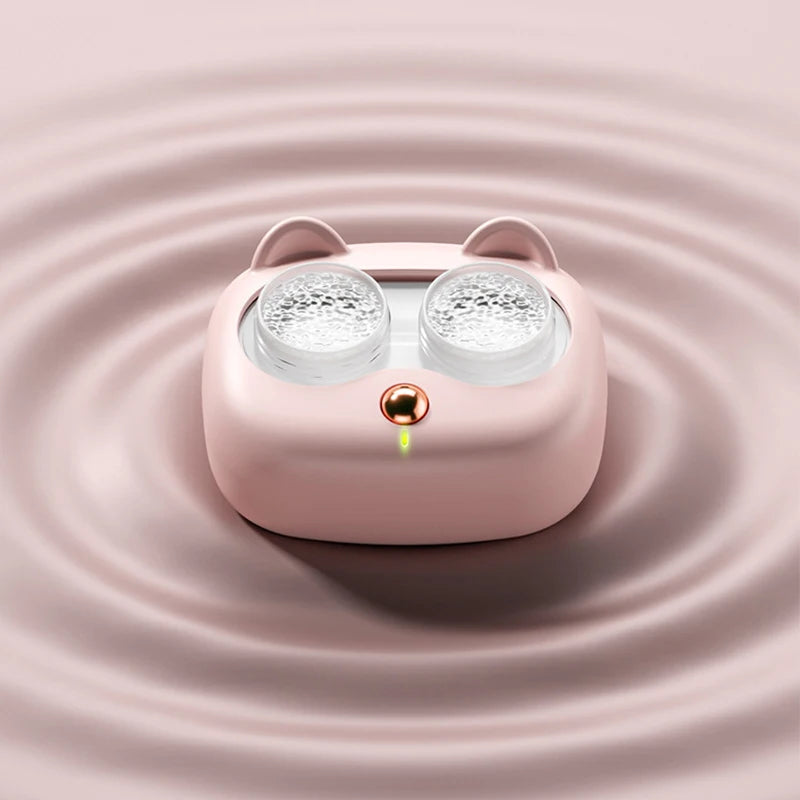 Ultrasonic Contact Lens Cleaner with Removable Case by HitMyNeed
