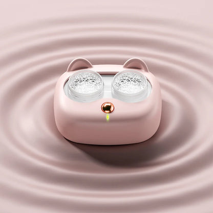 Ultrasonic Contact Lens Cleaner with Removable Case by HitMyNeed