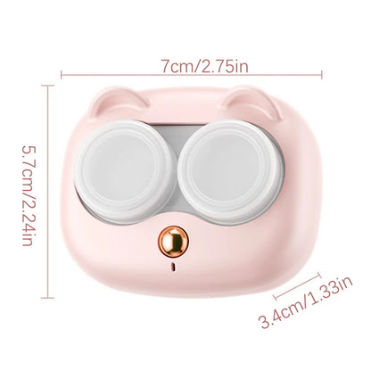 Ultrasonic Contact Lens Cleaner with Removable Case by HitMyNeed