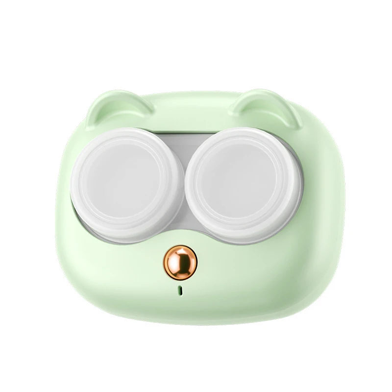 Ultrasonic Contact Lens Cleaner with Removable Case green by HitMyNeed