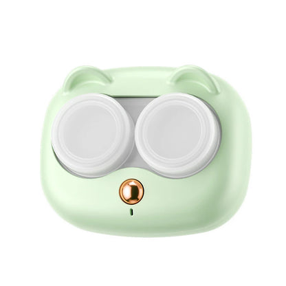 Ultrasonic Contact Lens Cleaner with Removable Case green by HitMyNeed