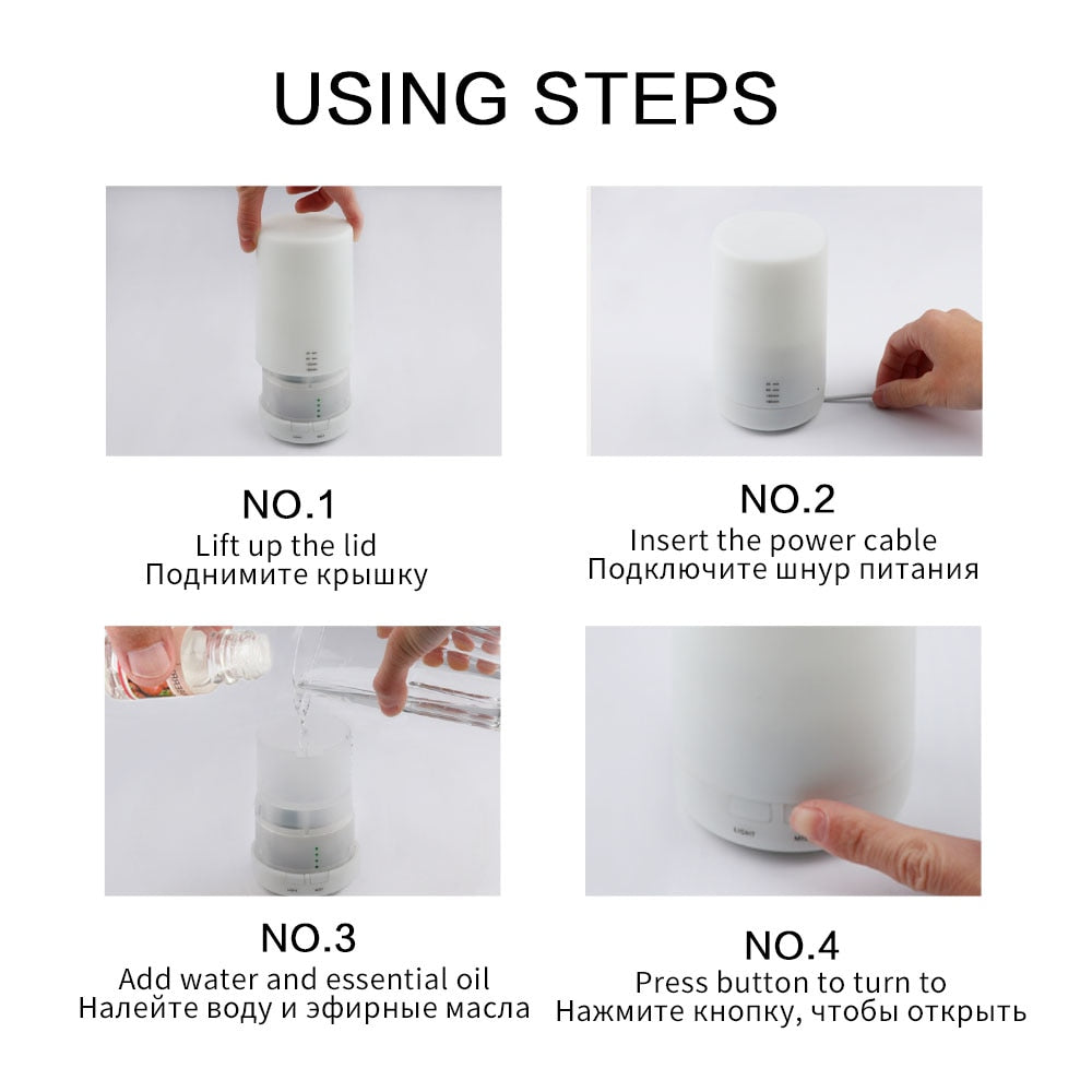 Ultrasonic Cool Mist Humidifier & Oil Diffuser by HitMyNeed