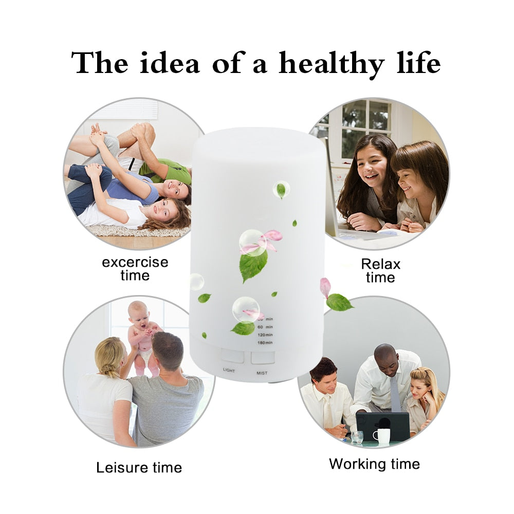 Ultrasonic Cool Mist Humidifier & Oil Diffuser by HitMyNeed
