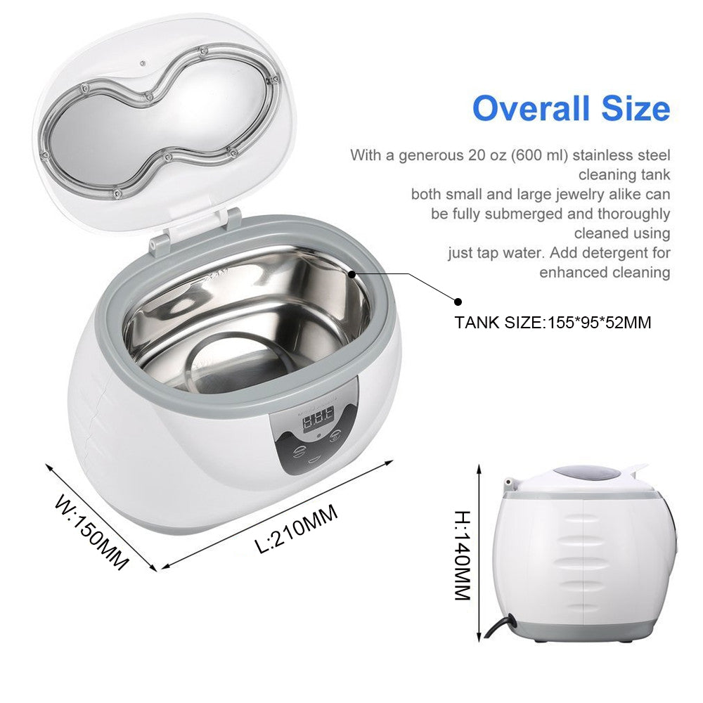 Ultrasonic Digital Jewelry Cleaner Machine by HitMyNeed