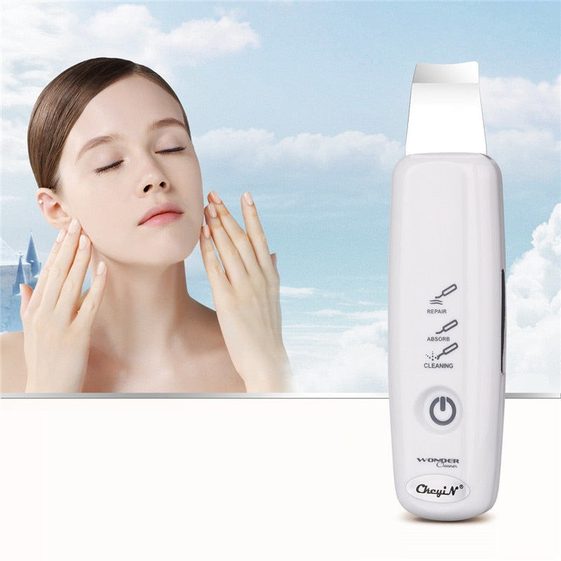 Ultrasonic Face Exfoliator & Facial Cleansing Device by HitMyNeed