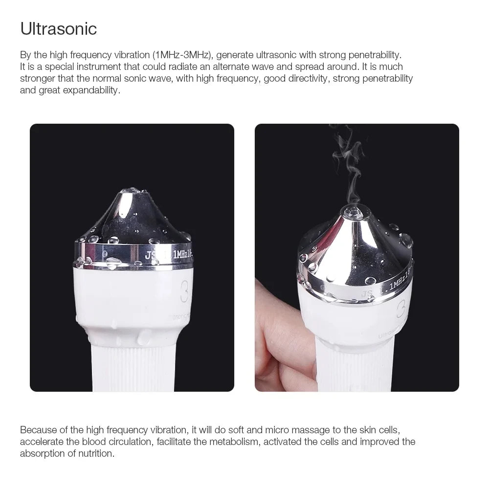 Ultrasonic Facial Skin Lifting & Spot-Care Machine by HitMyNeed