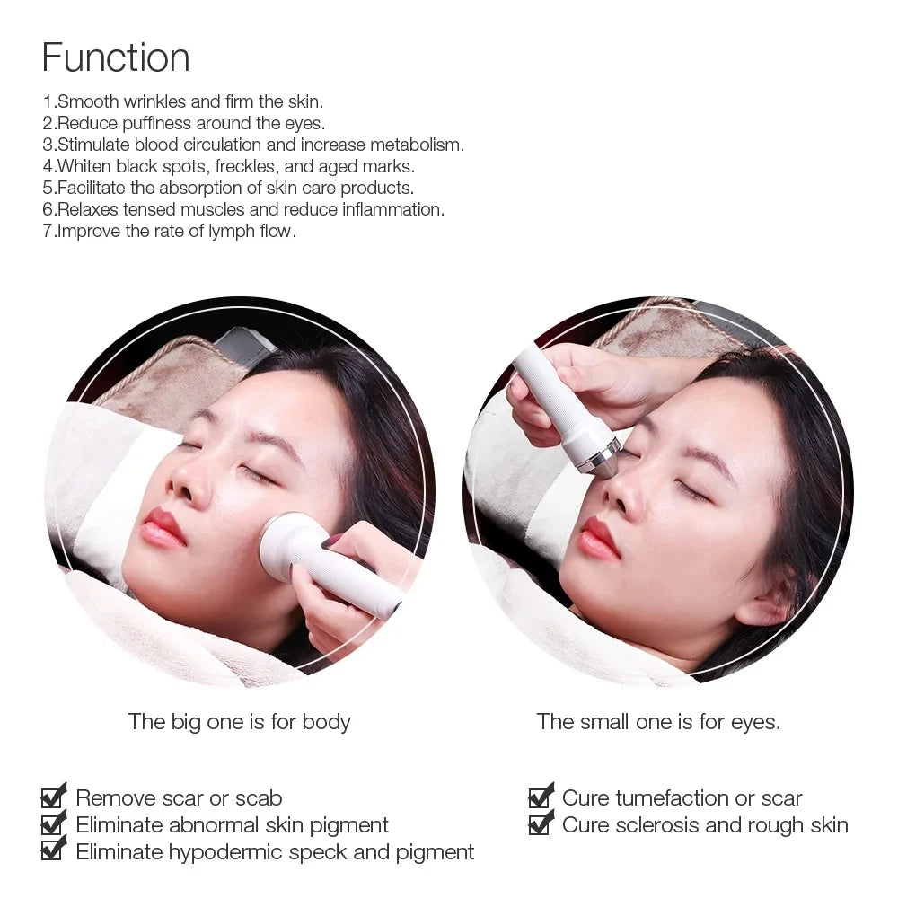 Ultrasonic Facial Skin Lifting & Spot-Care Machine by HitMyNeed