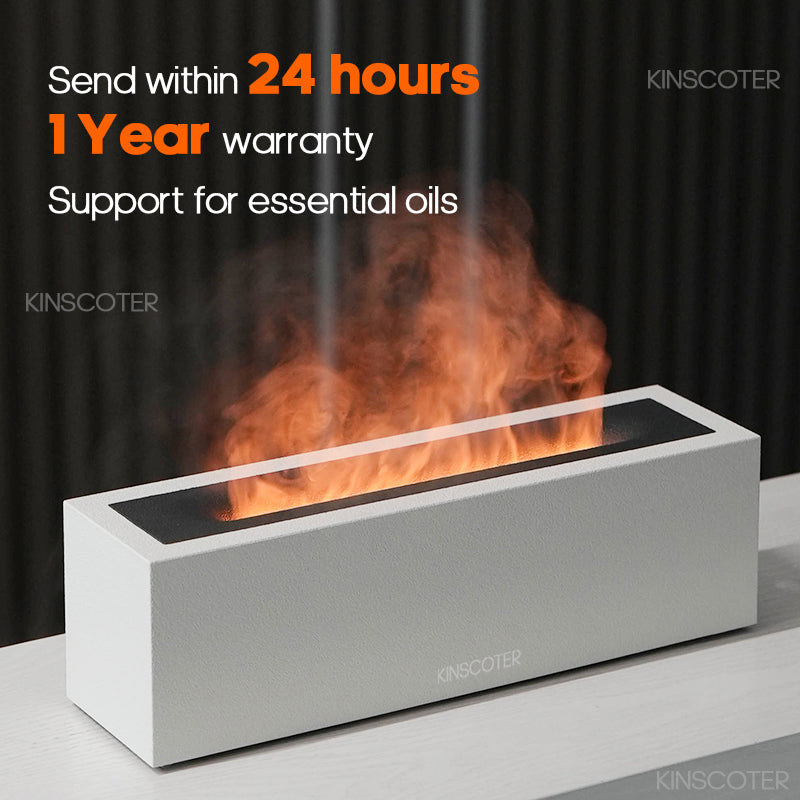 Ultrasonic Flame-Effect Aroma Diffuser 200ml by HitMyNeed