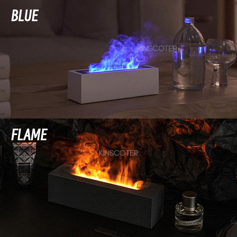 Ultrasonic Flame-Effect Aroma Diffuser 200ml by HitMyNeed