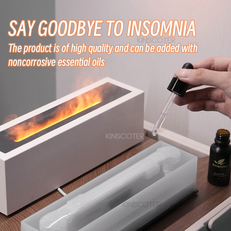 Ultrasonic Flame-Effect Aroma Diffuser 200ml by HitMyNeed