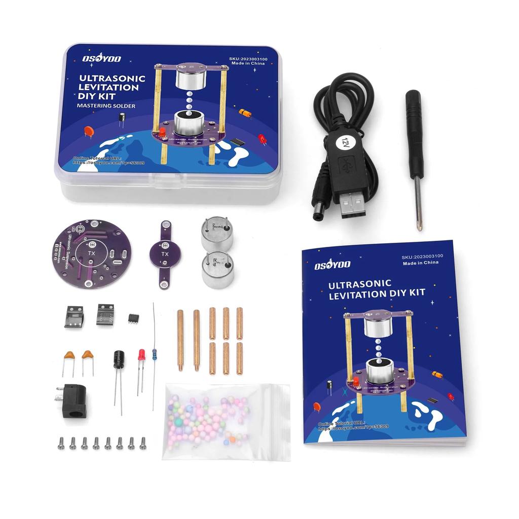 Ultrasonic Levitation DIY Soldering Practice Kit with USB by HitMyNeed