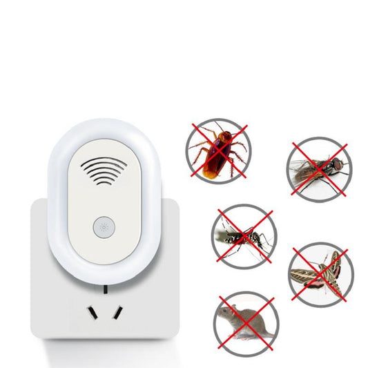 Ultrasonic Mosquito Repellent with Night Light EU Plug by HitMyNeed