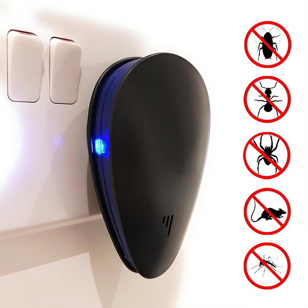 Ultrasonic Pest Repeller Plug-In for Rodents & Insects black-us by HitMyNeed