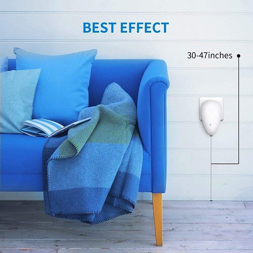 Ultrasonic Pest Repeller Plug-In for Rodents & Insects white-eu by HitMyNeed
