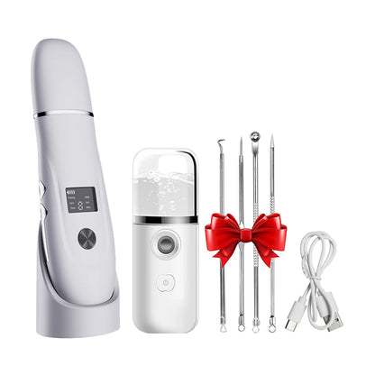 Ultrasonic Skin Scrubber with EMS Lifting by HitMyNeed